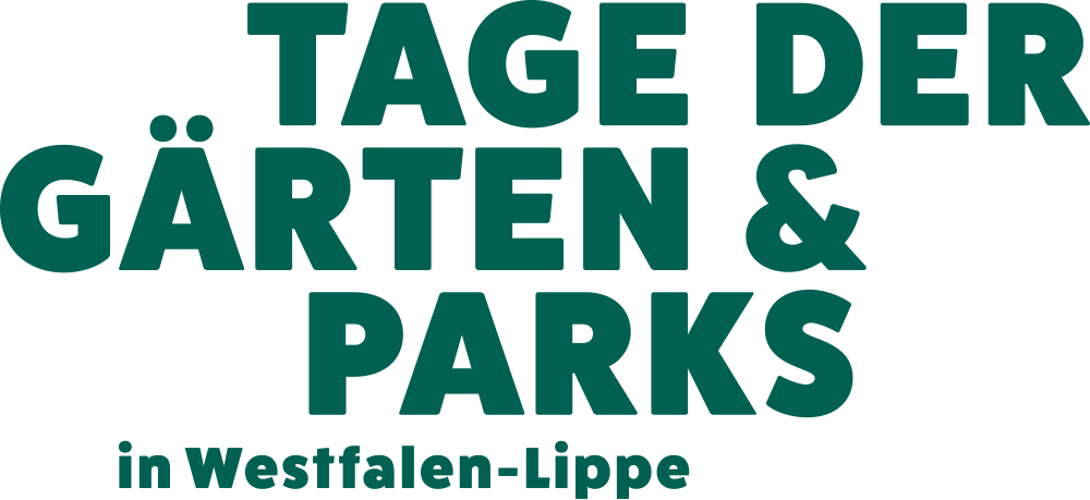 Logo LWL Tage der Gärten & Parks Logo LWL Tage der Gärten & Parks als Schriftzug