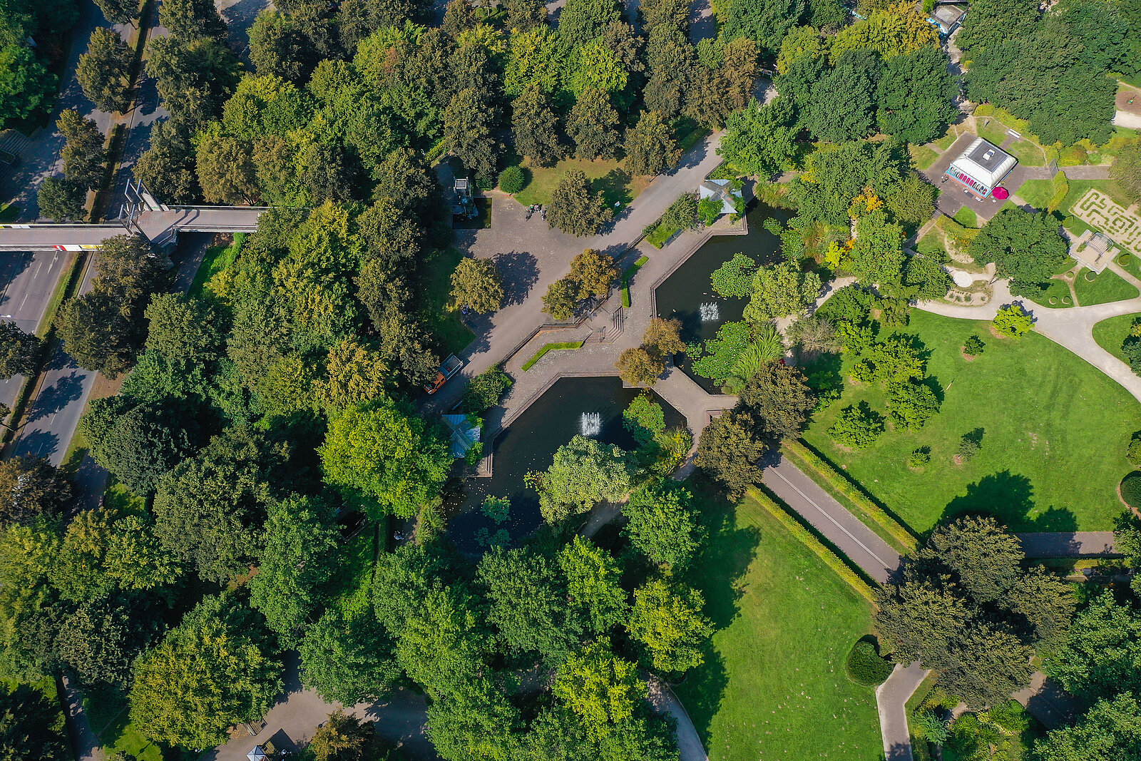 Zentral in Mülheim an der Ruhr gelegen ist die MüGa © Rupert Oberhäuser