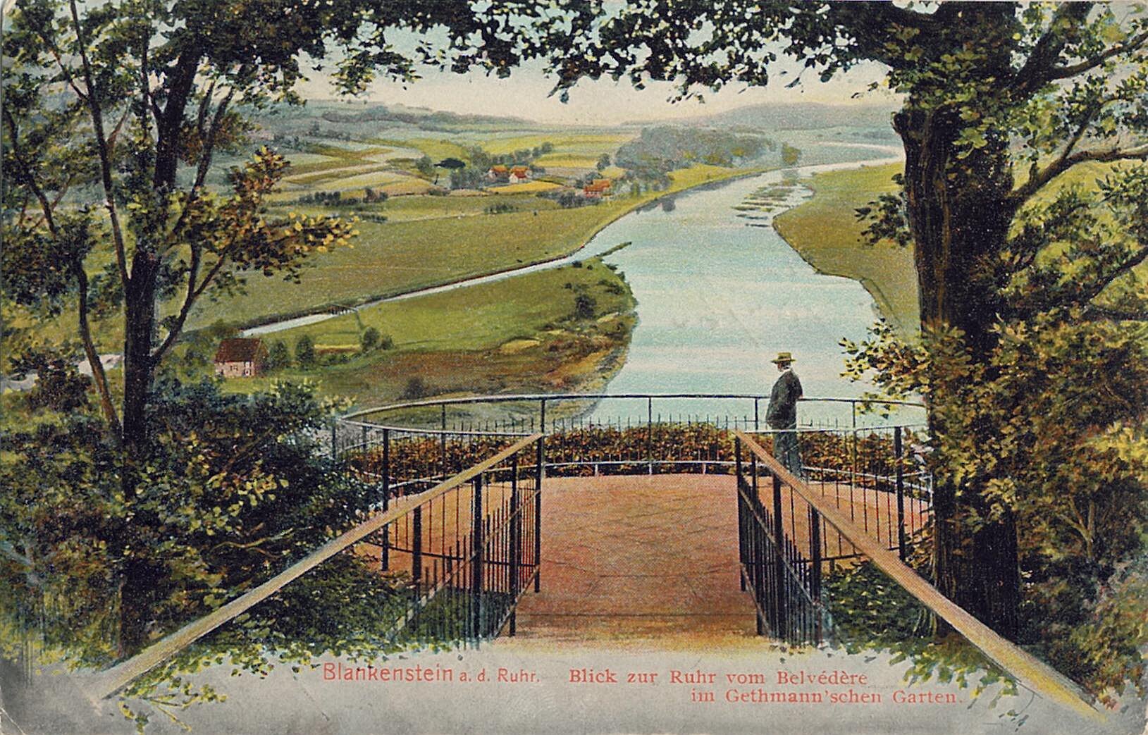 Belvedere 1906, Foto: Stadt Hattingen Belvedere 1906, Foto: Stadt Hattingen