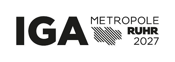 Das Bild zeigt das Logo der IGA Metropole Ruhr 2027.
