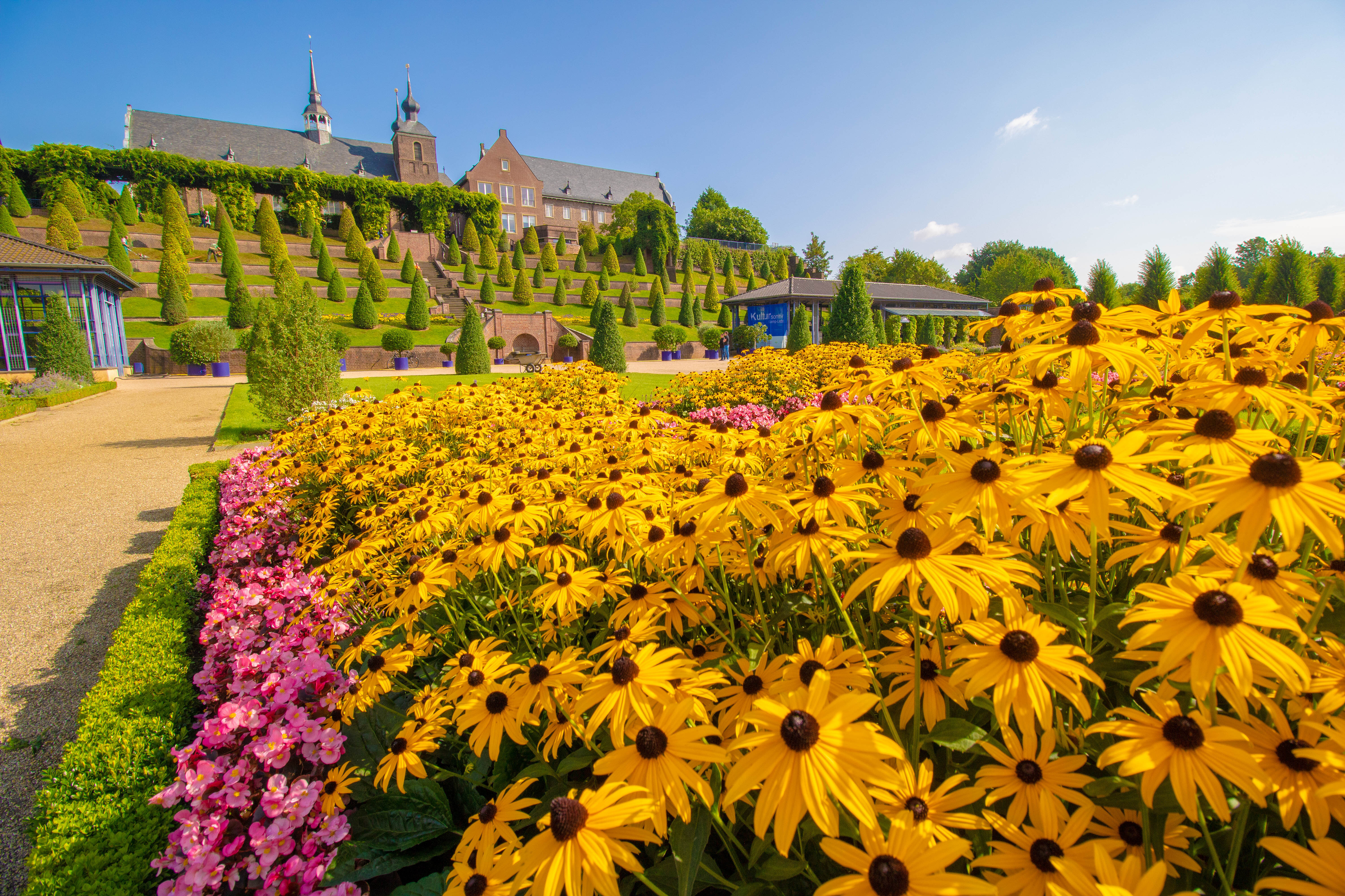 Terrassengarten des Klosters, Foto: Stadt Kamp-Lintfort