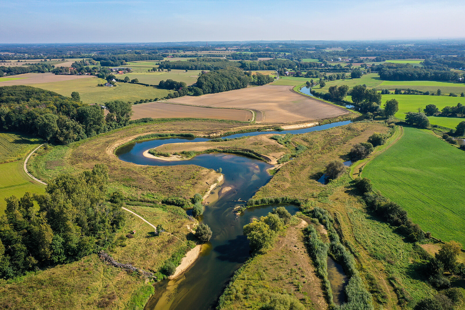 Die Lippeaue im 2Stromland.© Rupert Oberhäuser