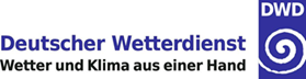 Logo DWD Das Bild zeigt das Logo des Deutschen Wetterdienstes.
