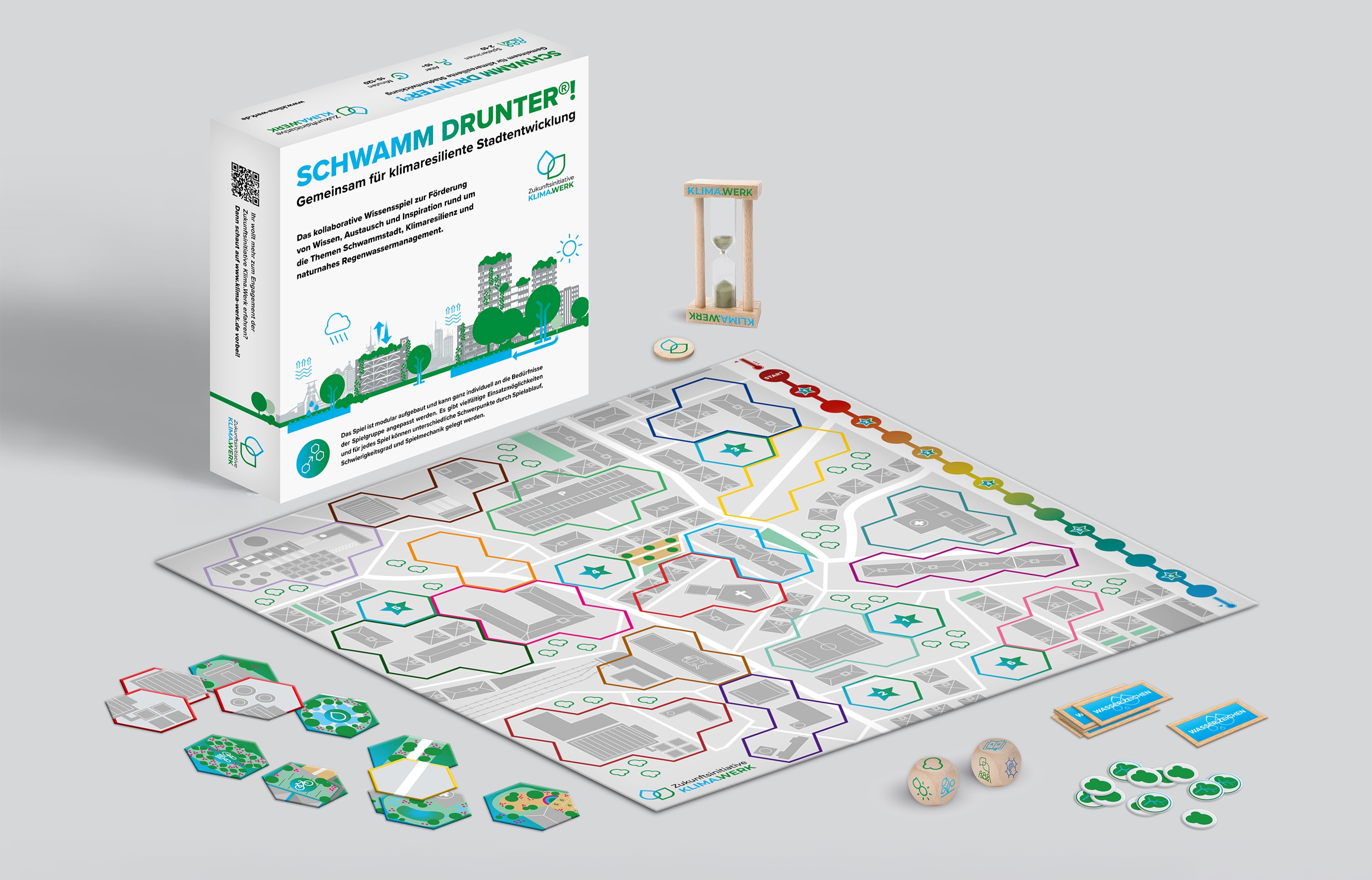 Brettspiel: Schwamm drunter! Schwamm drunter!