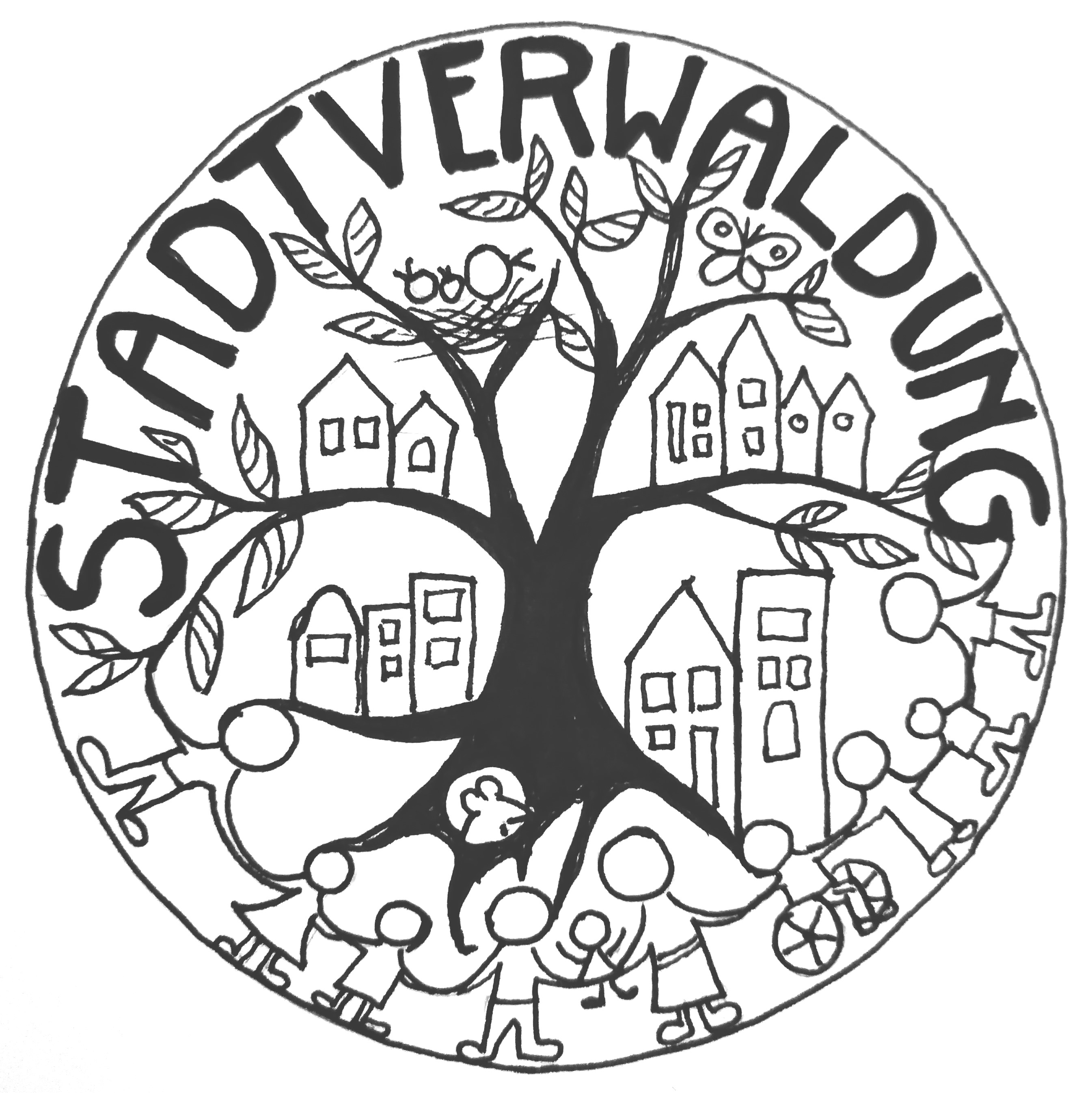 Stadtverwaldung Baum in der Stadt für Menschen und Mitwelt