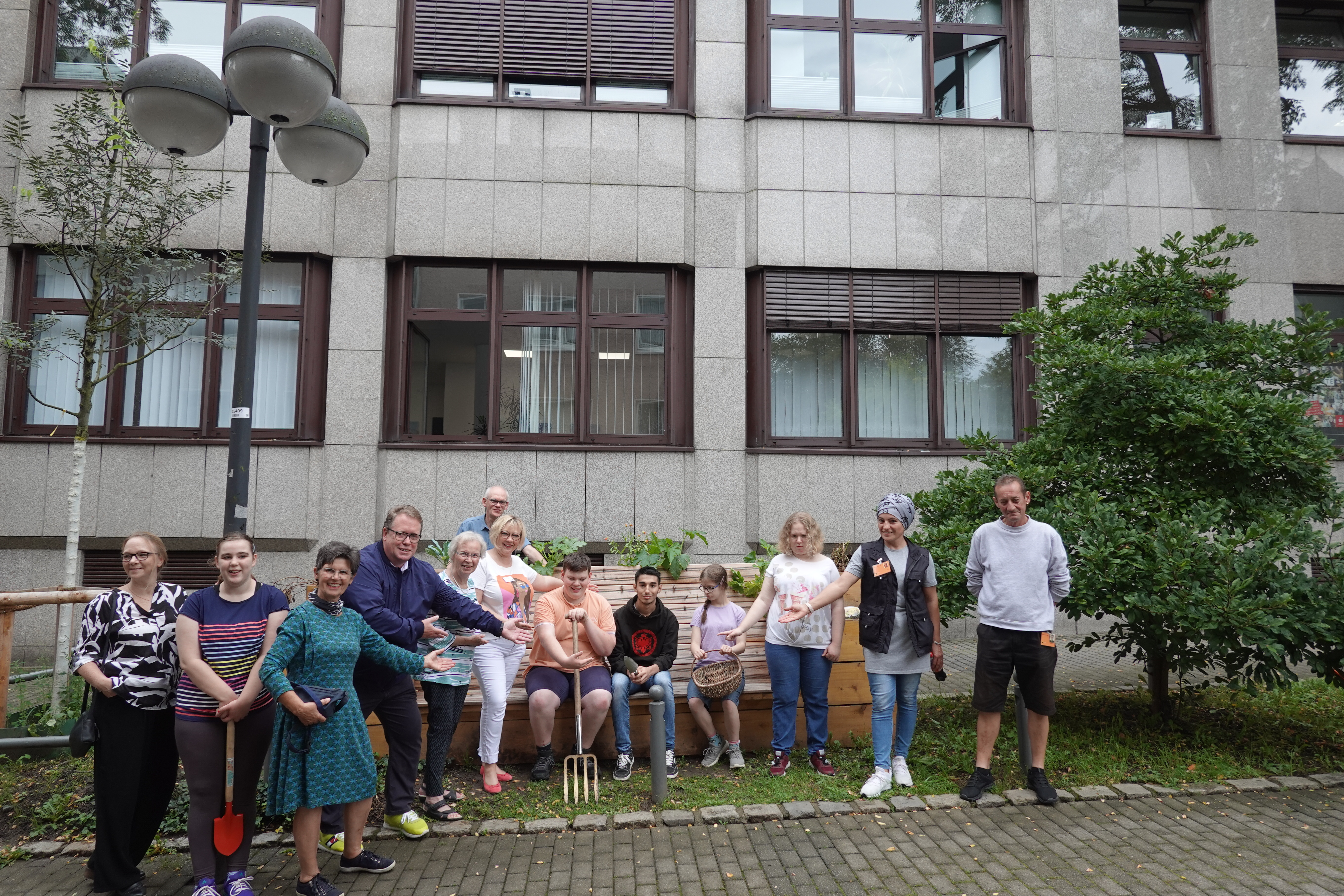 Fußgängerzone Hombruch Personengruppe