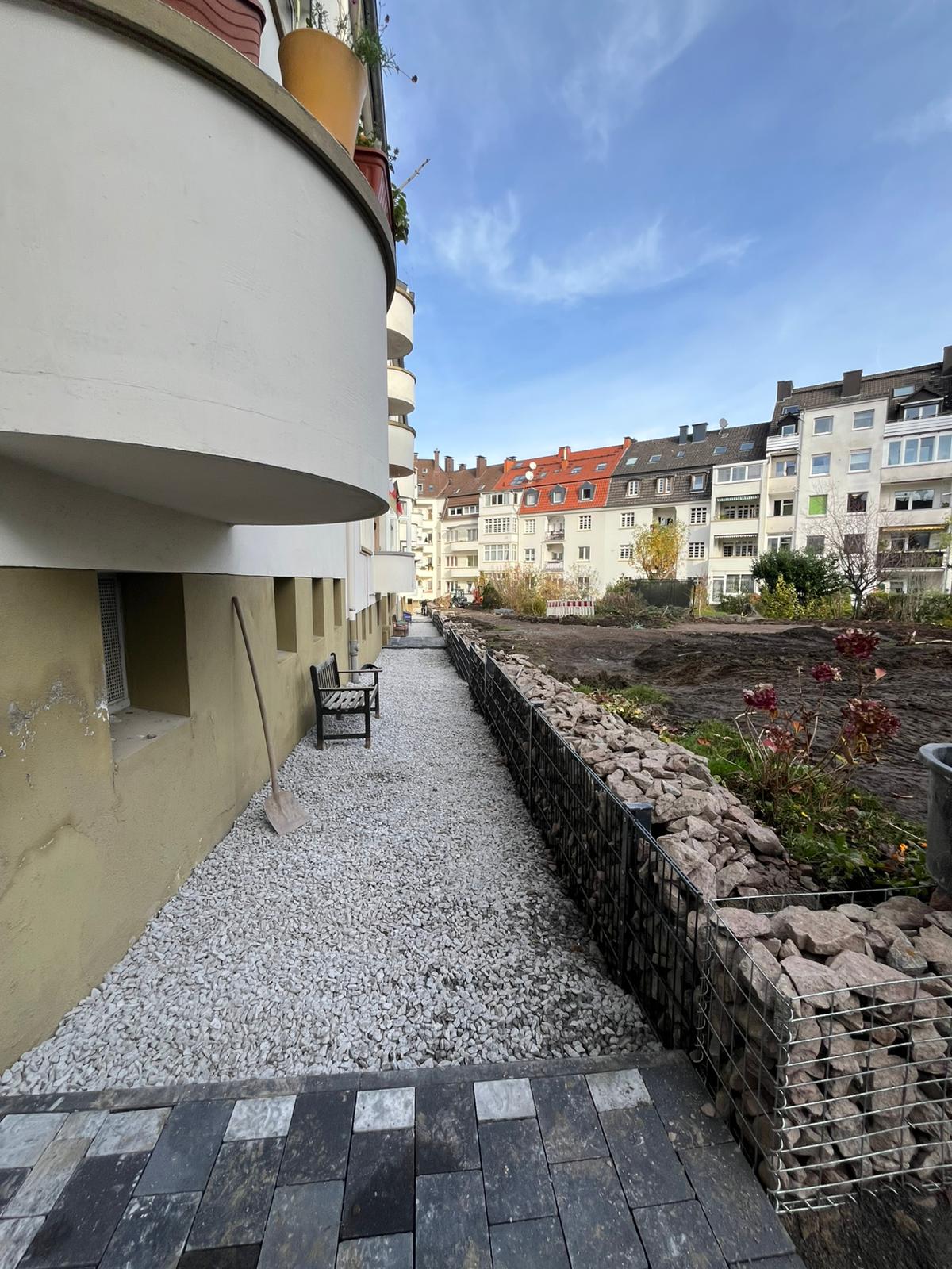 UmbauInnenhof_Dortmund_GWG-DO-2025 Wegeführung außen und innen nach Umbau des Innenhofs