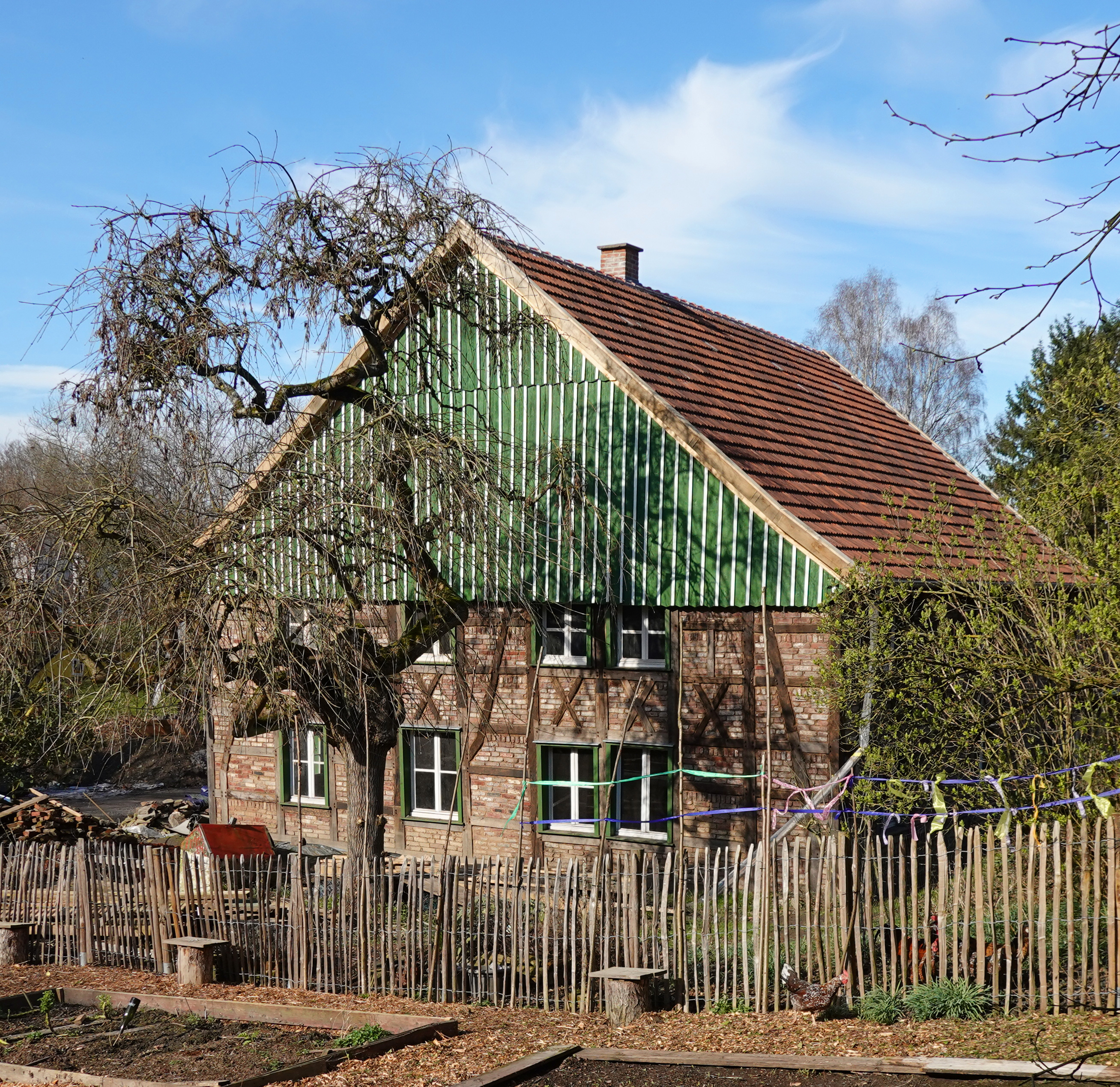 Günnemann-Kotten, Witten Historischer Fachwerkhof mit Gemüsegarten