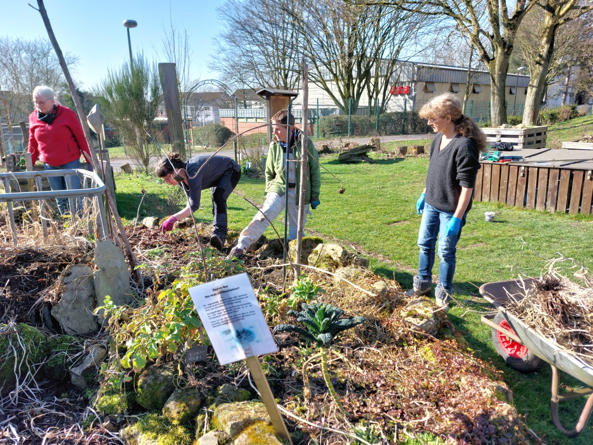 VestGarten Erste Arbeiten im Frühkjahr