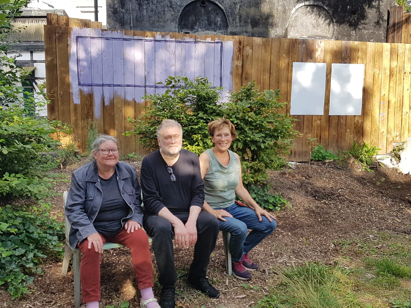Projektteam von links Eleonore Lubitz, Stefan Waltenberg, Gabi Hunschede