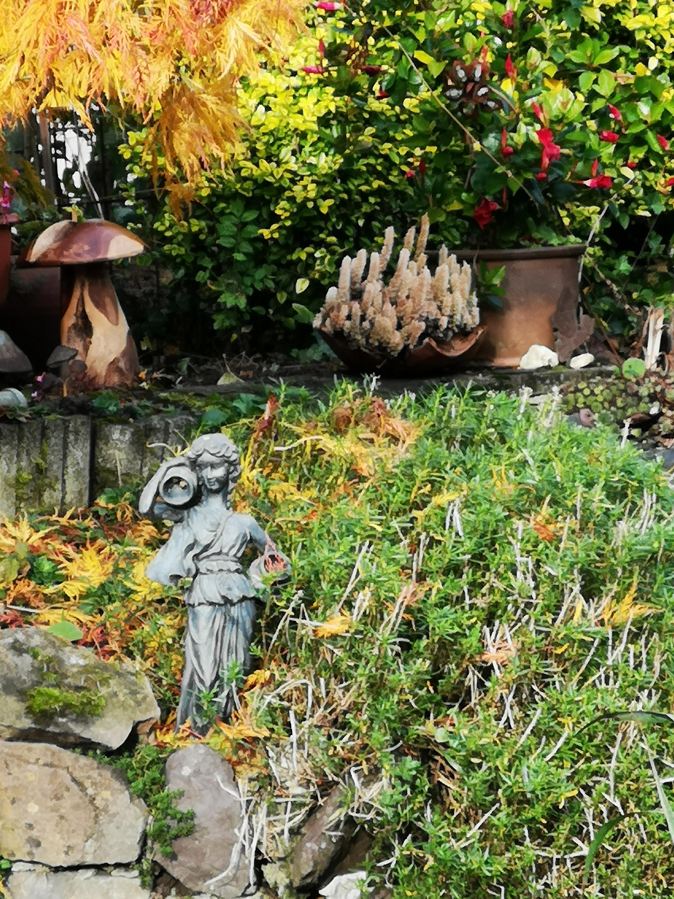 alle Wege sind  "auch mit Rollator" begehbar, ausreichend Sitzgelegenheiten sind vorhanden