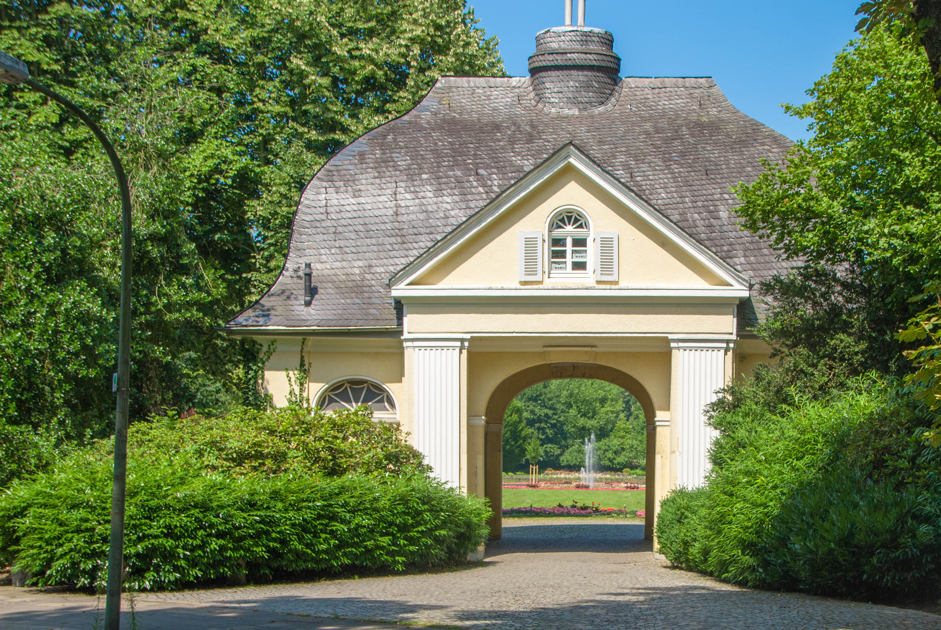 Torhaus, Eingang Stadtgarten © Stadt Bottrop