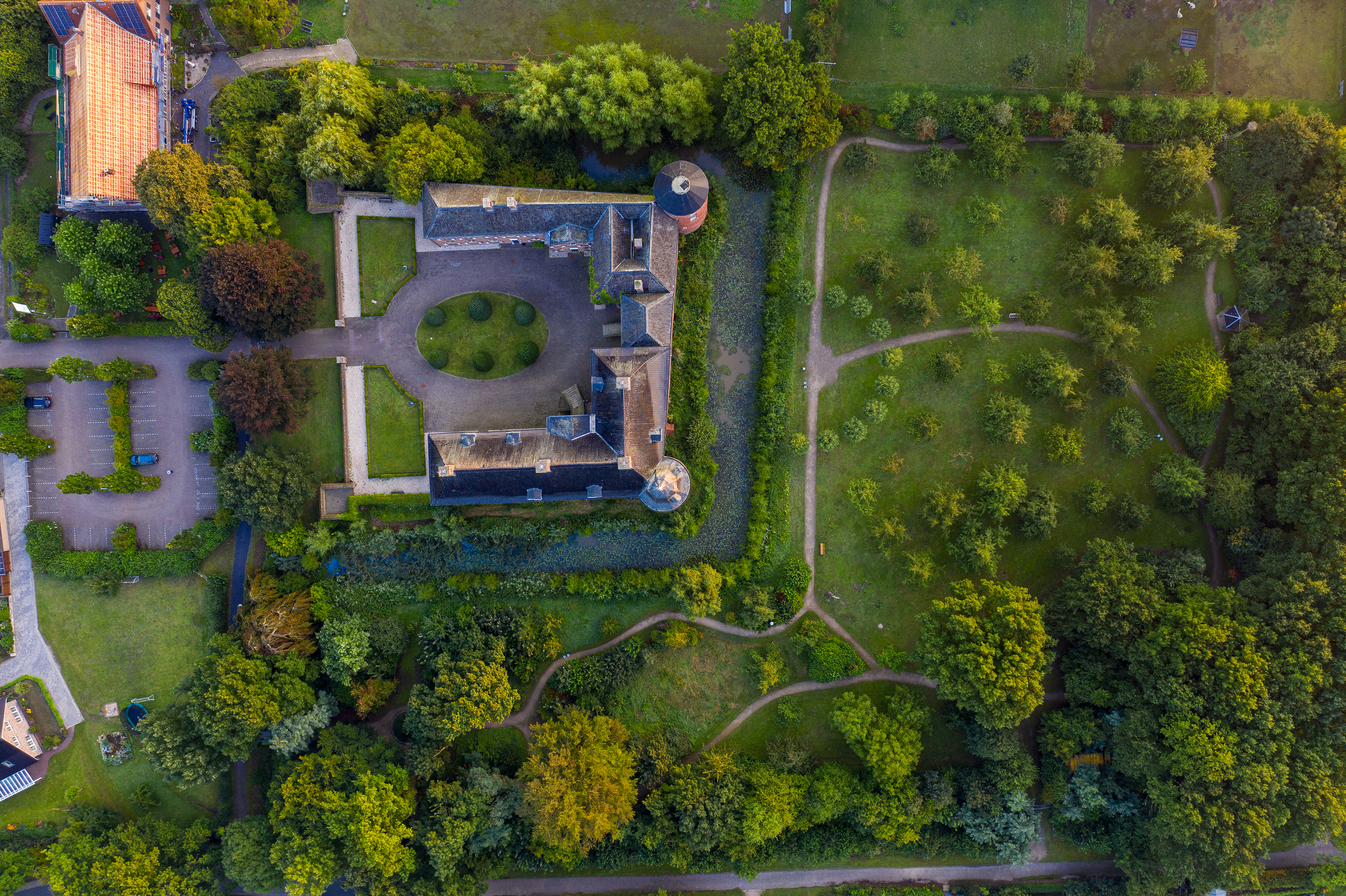 Luftbild Schloss Hamminkeln, H. Glader Luftbild Schloss Hamminkeln, H. Glader