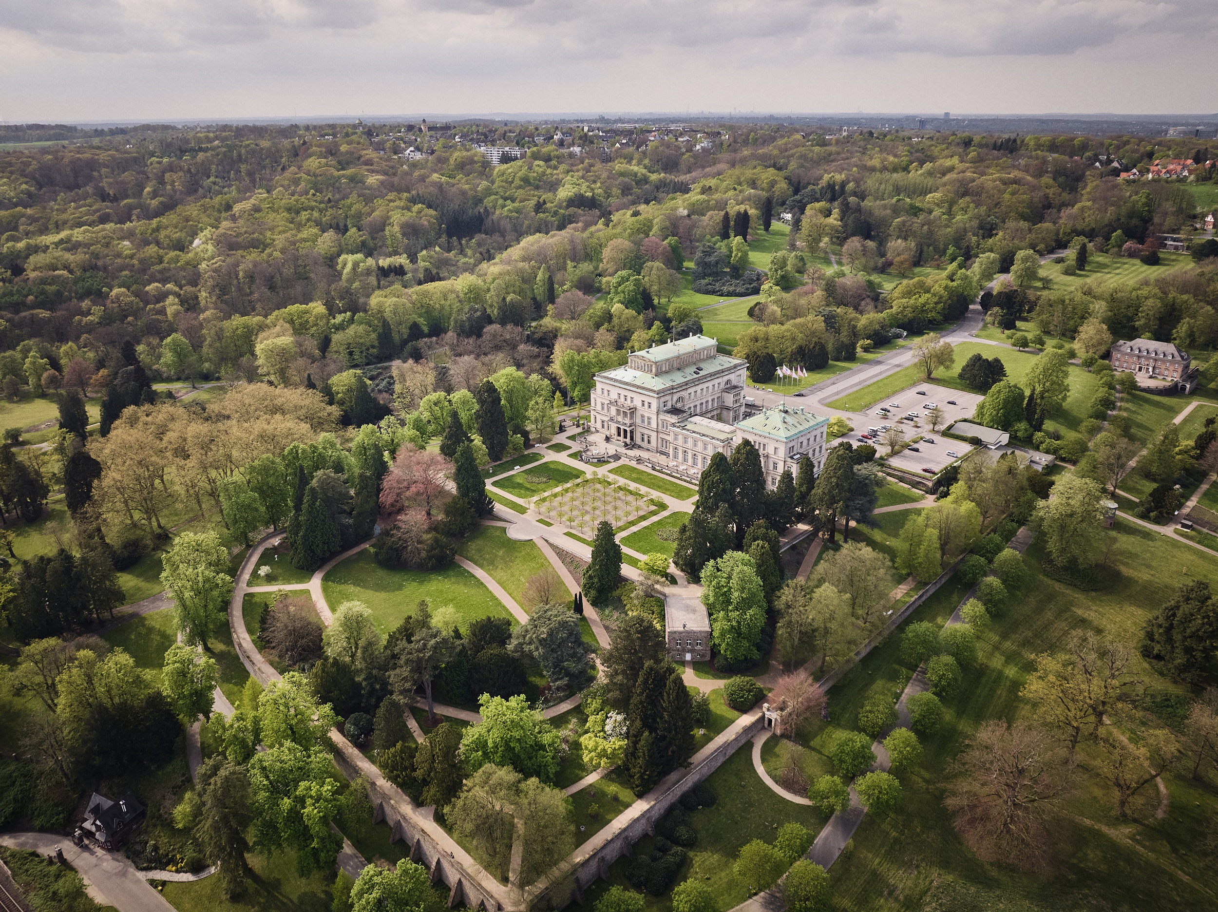 Luftbild Hügelpark © Krupp-Stiftung, Peter Gwiazda