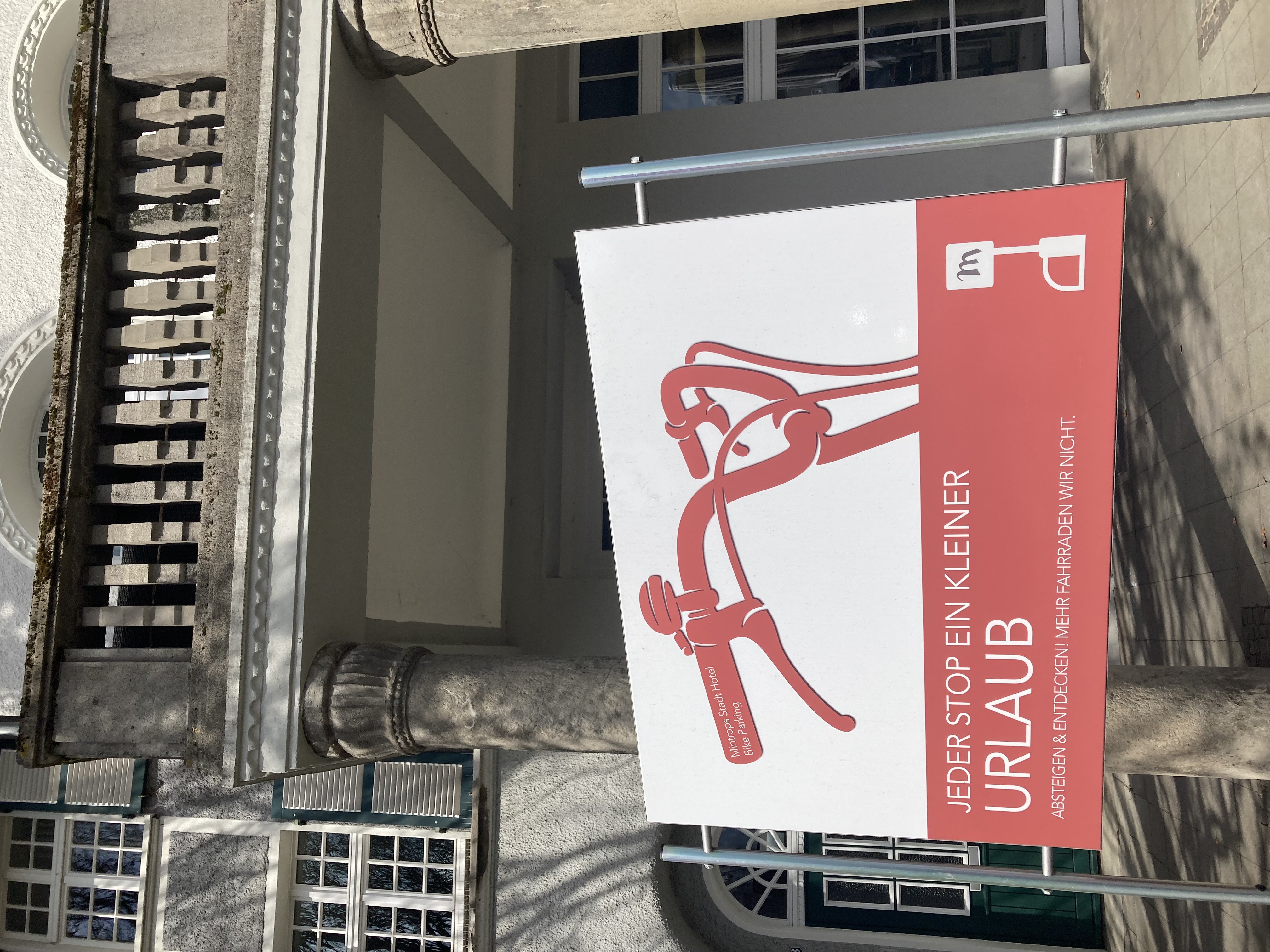 Schild zum Radfahren, Foto: IGA 2027