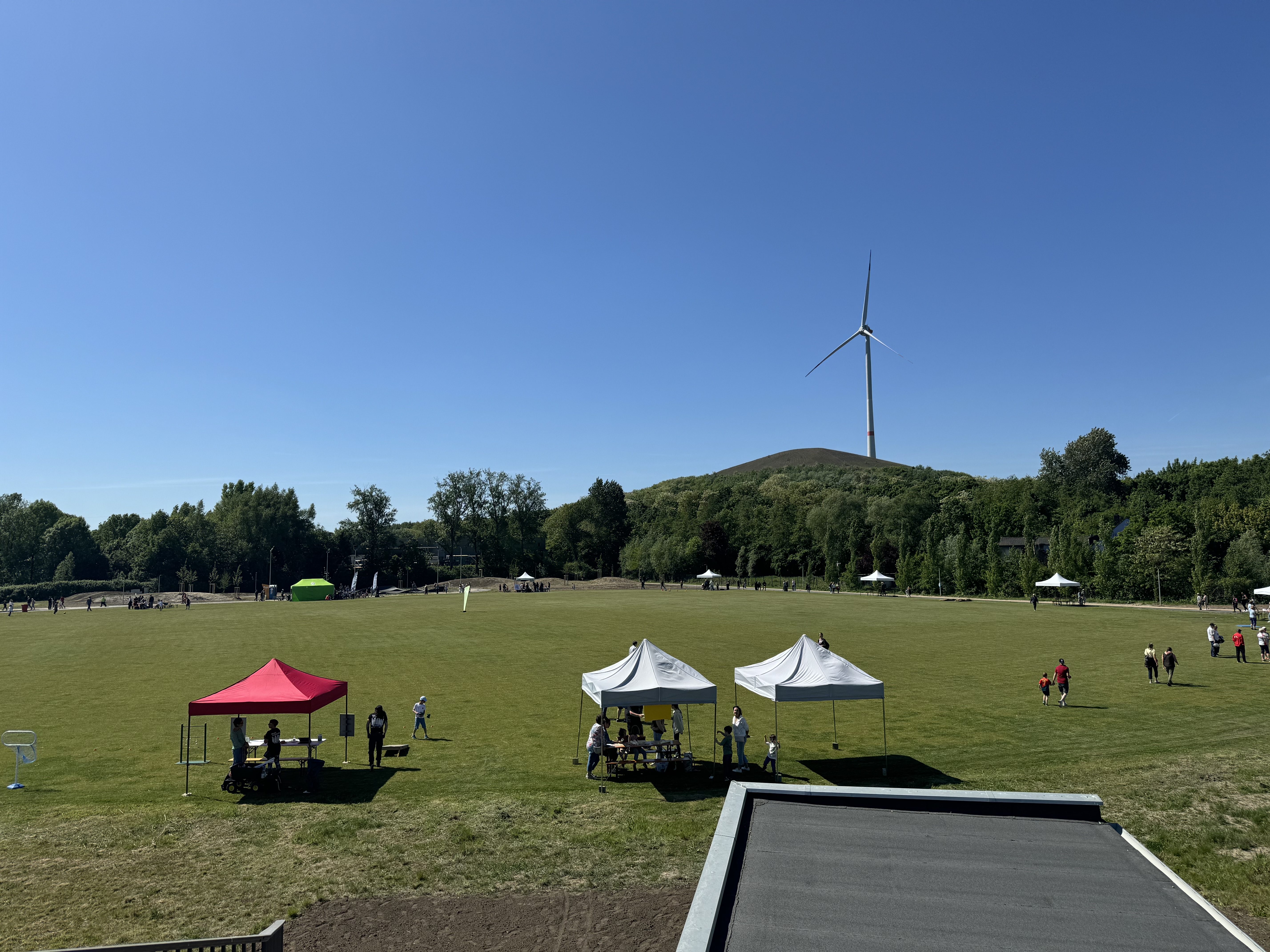 Eröffnung Sportpark Mottbruch mit Haldenblick, Foto: IGA 2027