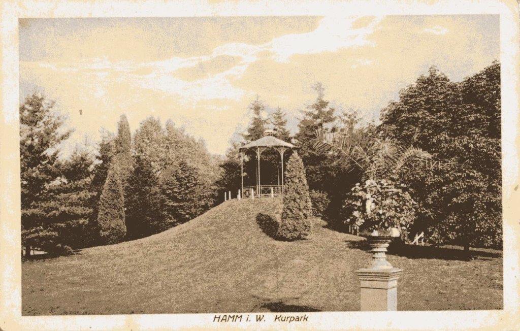 Pavillon am Goldfischteich 1915, Stadt Hamm