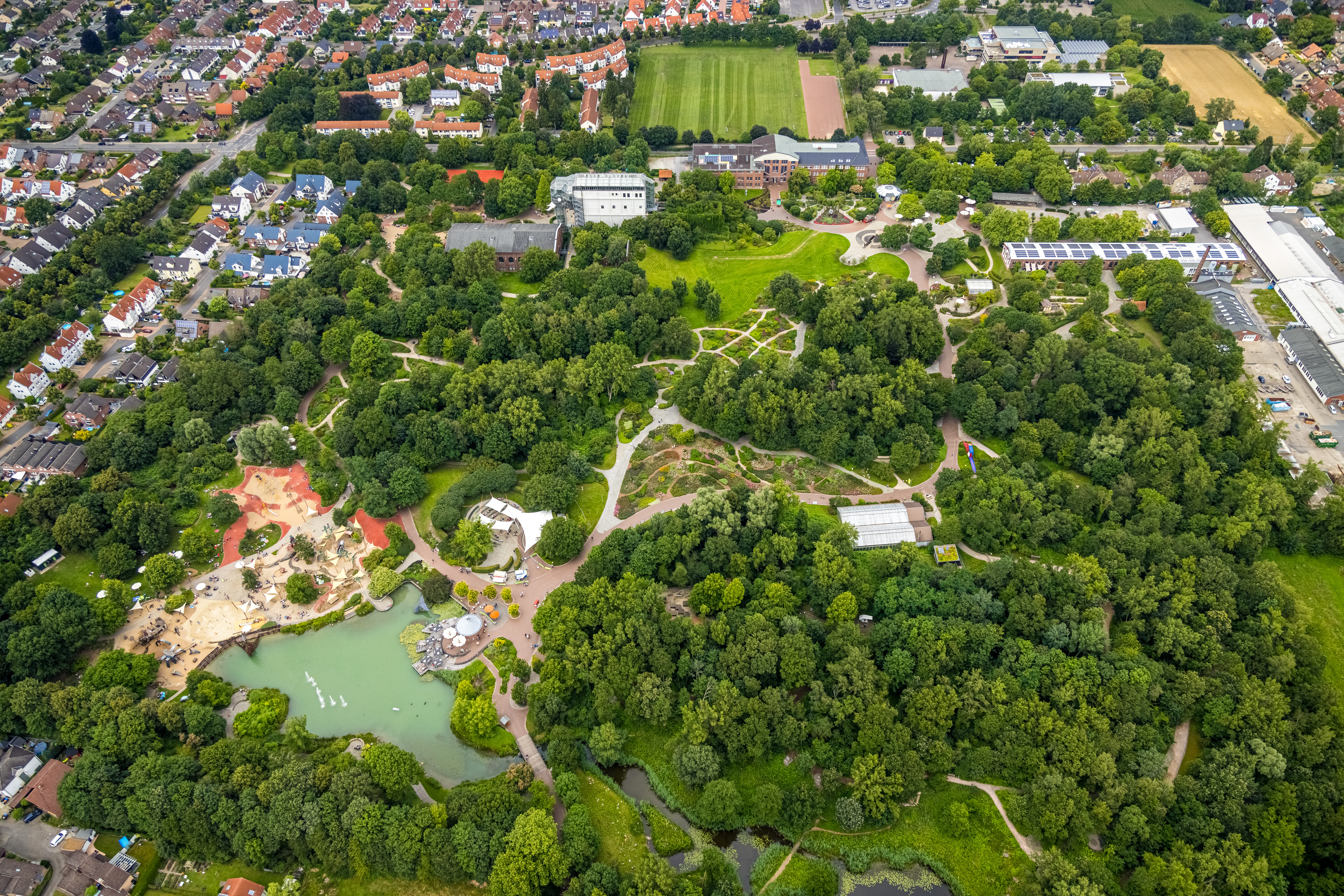 Luftbild Maxipark © Hans Blossey Luftbild Maxipark © Hans Blossey
